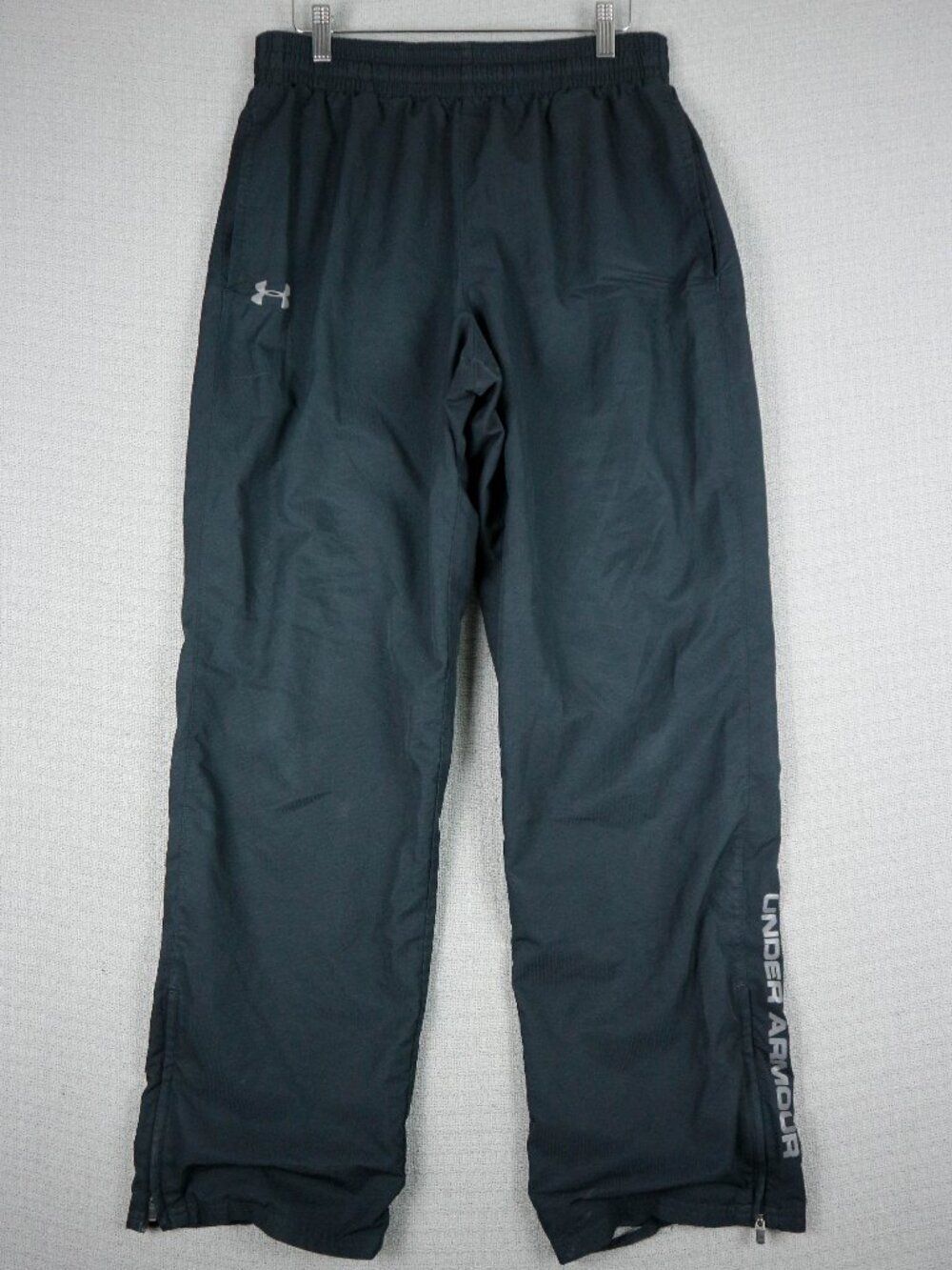 Under Armour Loose Fit Nylon Wide Straight Cut Activewear Pants Medium M Y2K